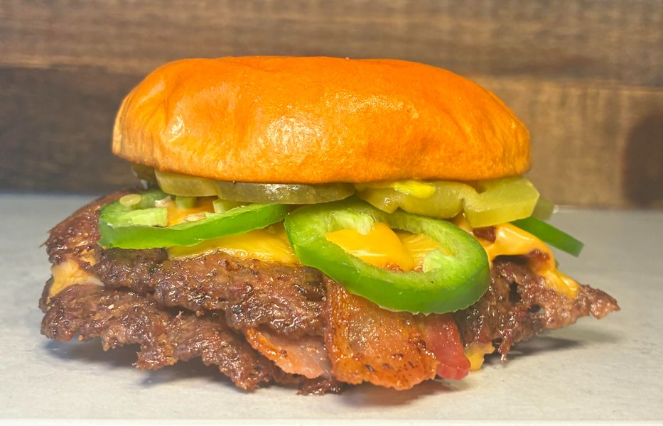 Crack Burger Double Bourdain Burger