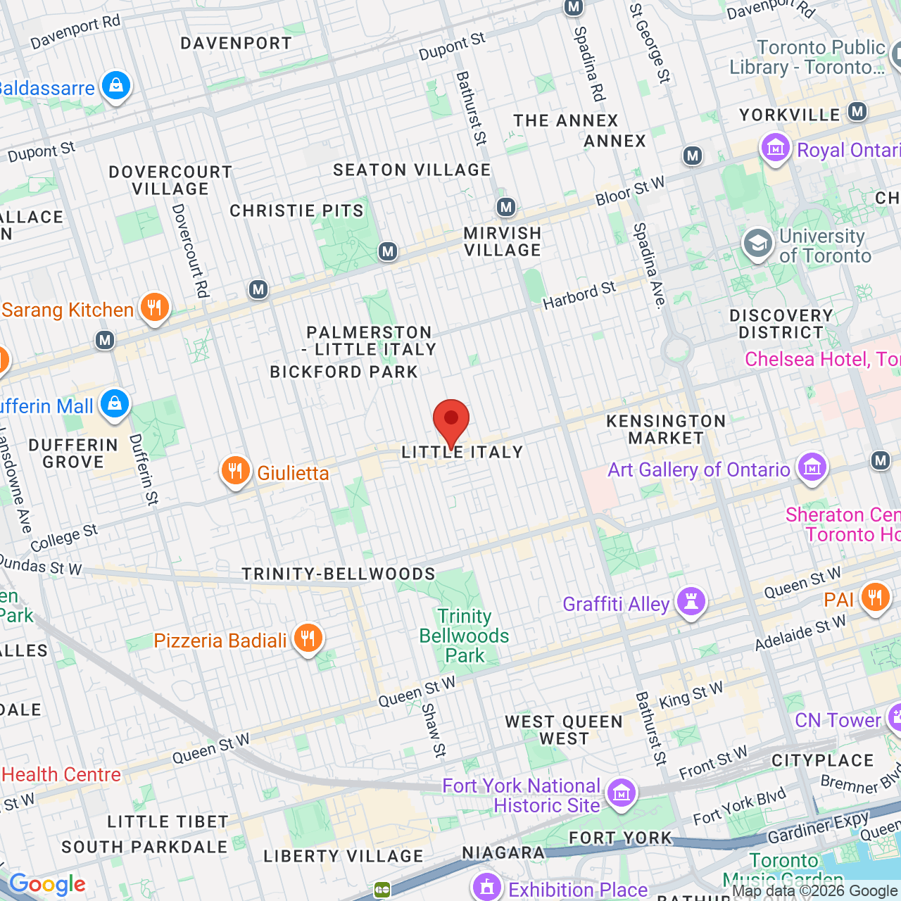 Map of Loomi Pita Bakery