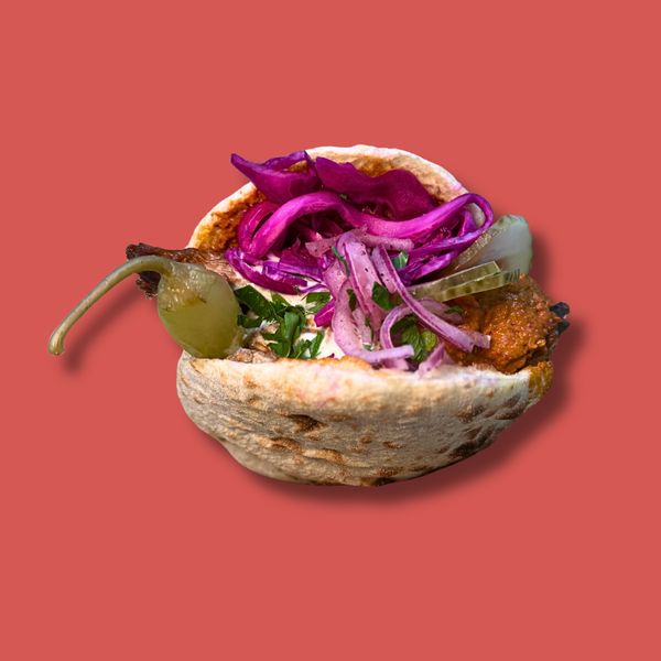 BRAISED BRISKET PITA
