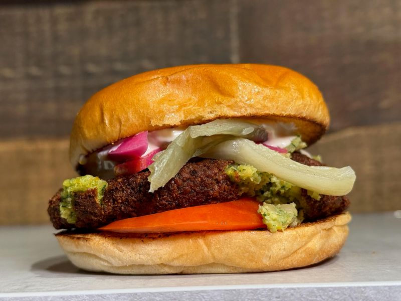 Crack Burger Falafel Burger